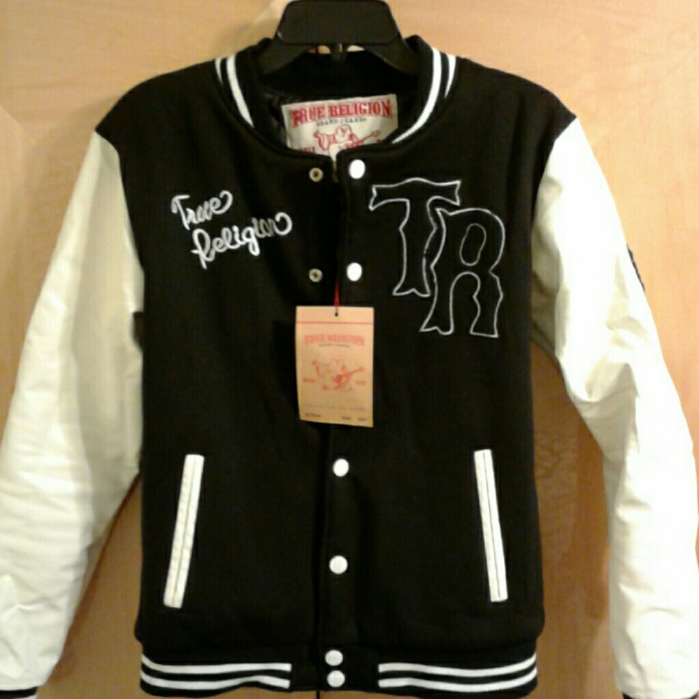 TRUE RELIGION VARSITY JACKET